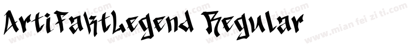 ArtifaktLegend Regular字体转换